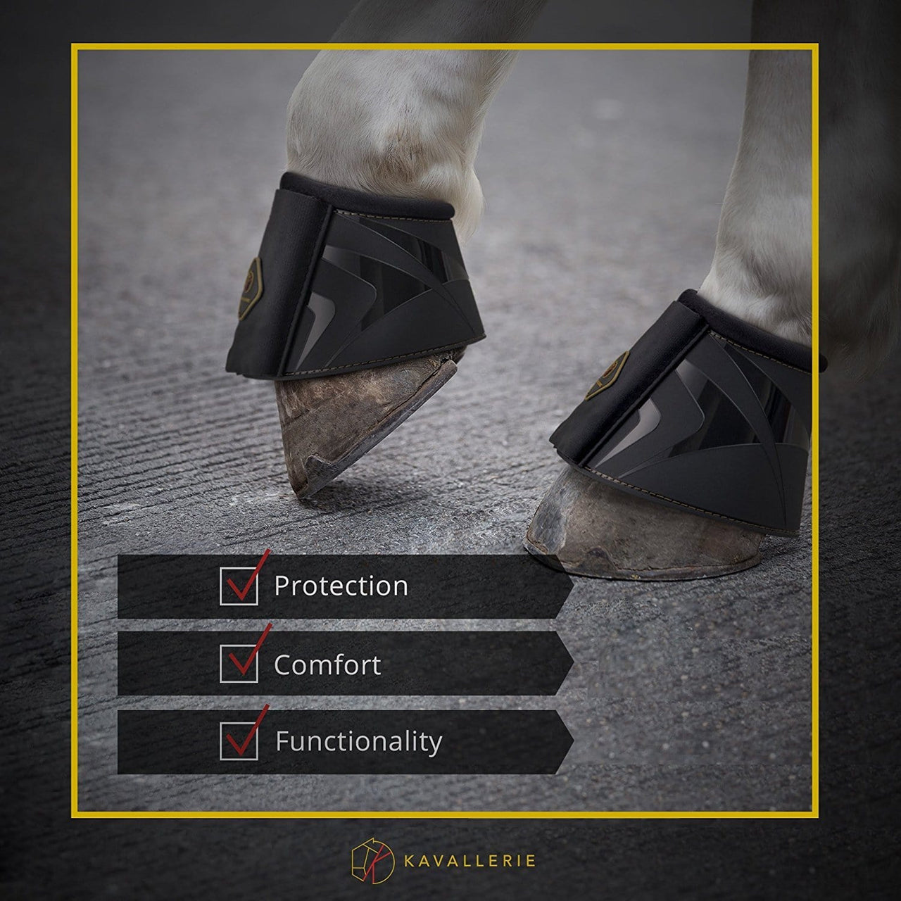 Classic Anti-Spin Bell Boots - Kavallerie