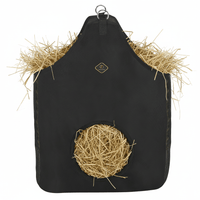 Thumbnail for Kavallerie Horse Hay Bag, Oversized 19x12x20” Hay Bag with Mesh Sides, Easy-Fill Snap Closure & Round Feed Hole, Ideal for Stables, Trail Rides & Transport