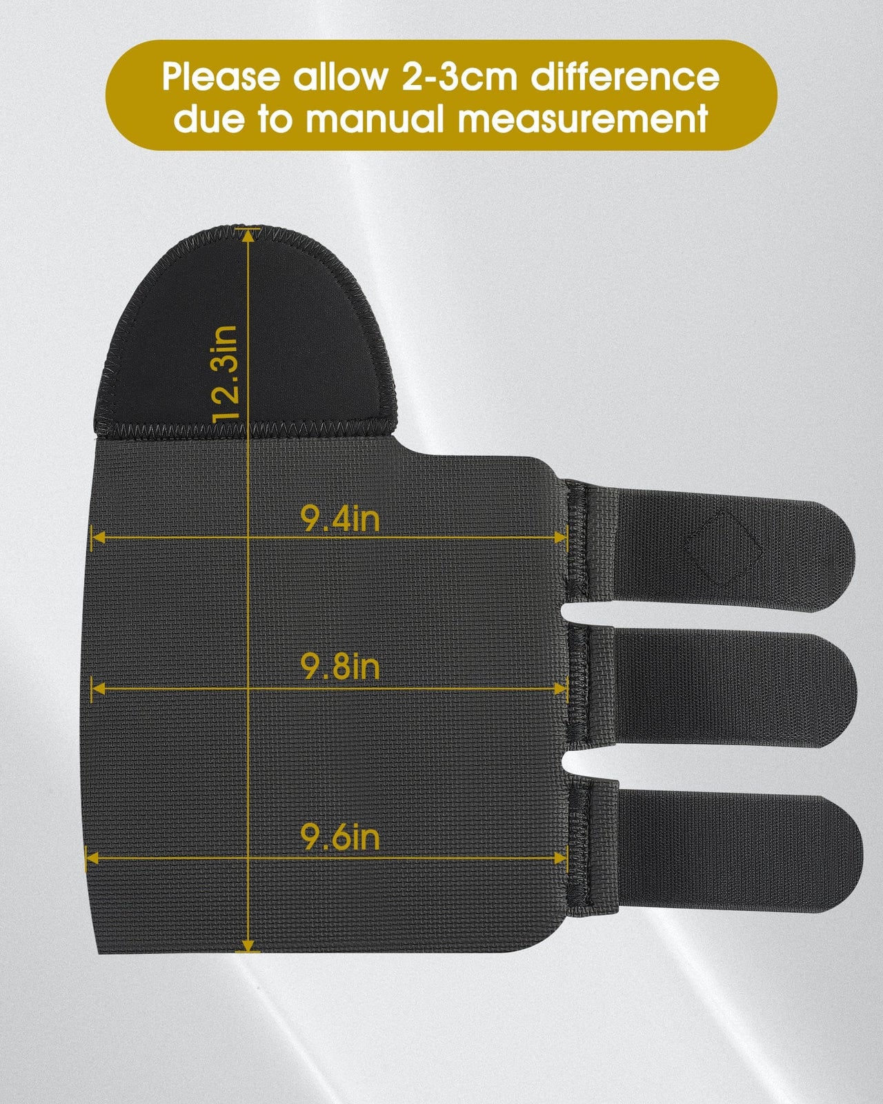 Kavallerie Horse Tail Wrap Protector, Quality Neoprene with 3 Adjustable Touch Fasteners, Non-Slip for Trailers Stalls Pastures, Black