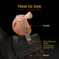 Thumbnail for High Western Shock-Absorption Saddle Pad