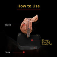 Thumbnail for Western Wool Felt Saddle Pad