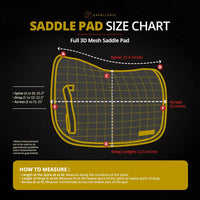 Thumbnail for Full 3D Mesh Saddle Pad - Kavallerie