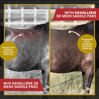 Thumbnail for Full 3D Mesh Saddle Pad - Kavallerie