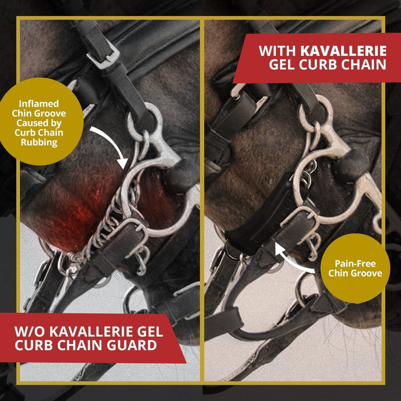 Gel Curb Chain Guard – Kavallerie