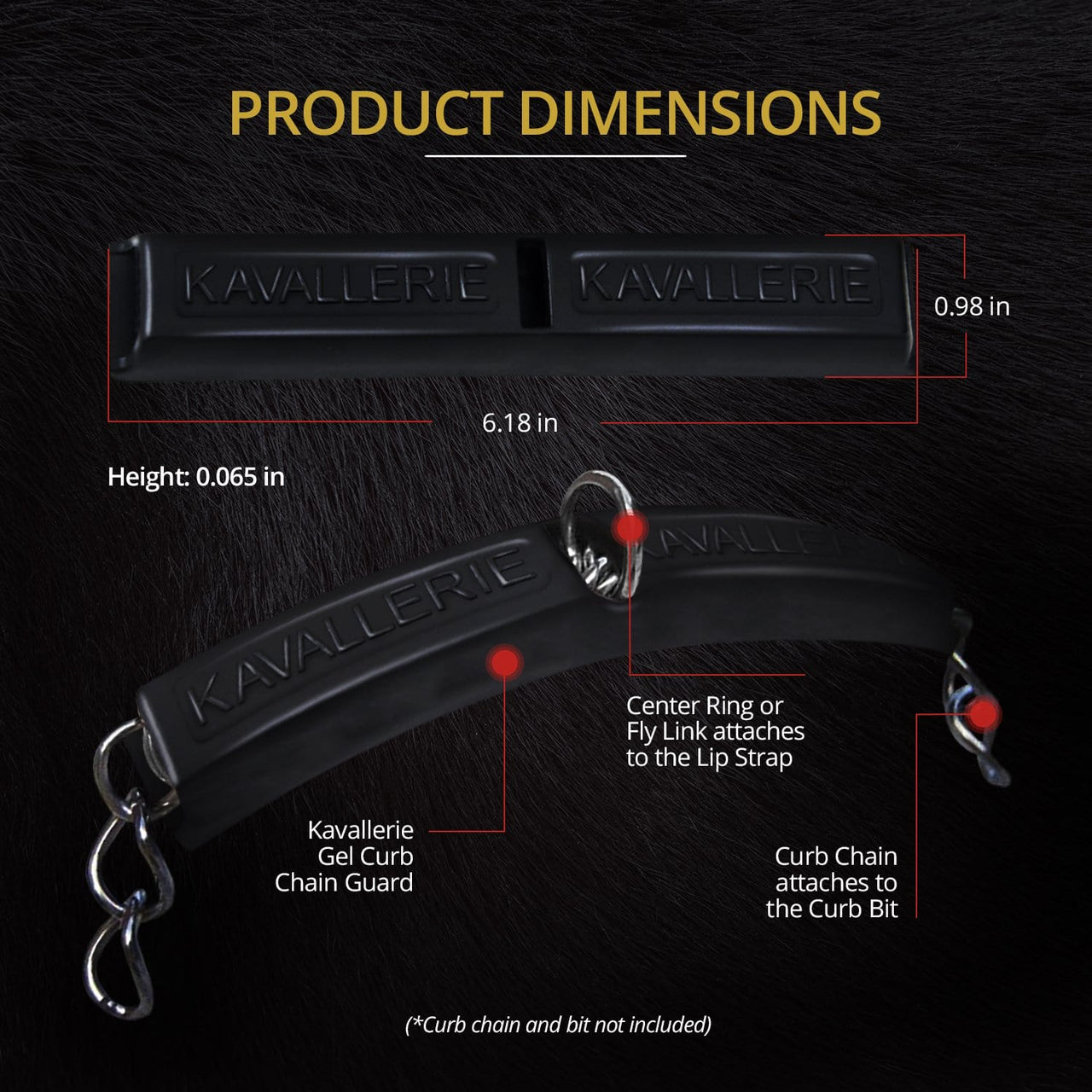 Gel Curb Chain Guard – Kavallerie